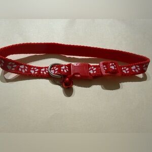 Red Pet Collar with Bell